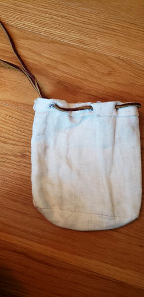How to make a belt pouch and Medieval coin purse 